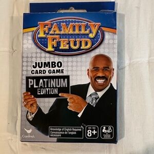 Family Feud Jumbo Card Game - Platinum Edition